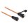 LWL Kabel LC Duplex zu LC Duplex mit Verschlusskappe Multimode OM2 IP68 staub- und wasserdicht 3 m