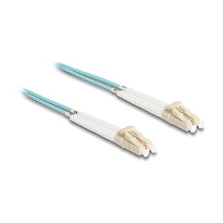 LWL Kabel LC Duplex zu LC Duplex Multimode OM3 winkelbar 2 m