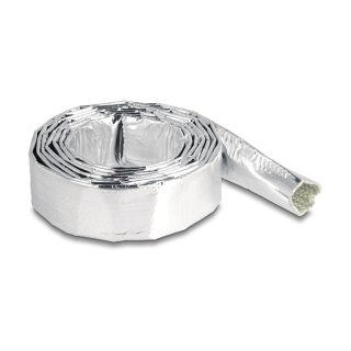 Delock Kabelschlauch aus Glasfasergeflecht und Aluminium 2 m x 20 mm