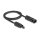 Delock DL4 Solar Flachbandkabel Stecker zu Buchse 1 m schwarz