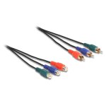 Cinch RGB Verlängerungskabel 3 x Stecker zu 3 x...