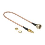 Delock Antennenkabel F Stecker > SMB Buchse zum Einbau...