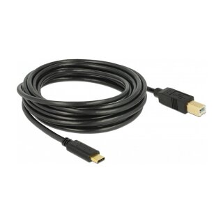 Delock USB 2.0 Kabel Type-C zu Typ-B 4 m