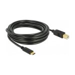 USB 2.0 Kabel Type-C zu Typ-B 4 m