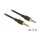 Delock Klinkenkabel 3,5 mm 4 Pin Stecker zu Stecker 2 m schwarz