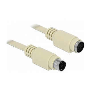 Delock PS/2 Verlängerungskabel 1,8 m