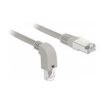 Netzwerkkabel RJ45 Cat.6 S/FTP unten gewinkelt / gerade 1 m