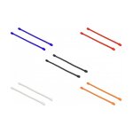 Kabelbinder biegsam L 250 x B 4 mm farbig sortiert Set 10...
