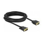 Delock Kabel DVI 12+5 Stecker zu VGA Stecker 5 m