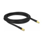 Delock Antennenkabel RP-SMA Stecker zu RP-SMA Buchse...