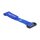 Delock Klett-Kabelbinder mit Schlaufe und Befestigungsöse L 150 x B 20 mm blau 5 Stück