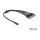 DC Verteilerkabel 5,5 x 2,1 mm 1 x Buchse zu 6 x Stecker verschraubbar