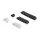 Delock Kabelhalter trapezförmig selbstklebend Kombi Set 10 Stück schwarz / weiß