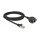 Delock Netzwerk Verlängerungskabel S/FTP RJ45 Stecker zu RJ45 Buchse Cat.6A 2 m schwarz