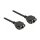 Netzwerk Verlängerungskabel S/FTP RJ45 Buchse zu RJ45 Buchse Cat.6A 5 m schwarz