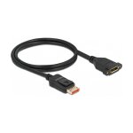 Delock DisplayPort Verlängerungskabel zum Einbau 8K...