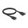 DisplayPort 1.2 Kabel Buchse zu Buchse zum Einbau 4K 60 Hz 1 m