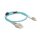 LWL Kabel mit Metallarmierung LC Duplex zu SC Duplex Multimode OM3 1 m
