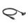 USB 10 Gbps Kabel USB Type-C™ Stecker zu Buchse 1 m zum Einbau schwarz