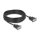 Delock RS-232 Kabel Seriell D-Sub9 Buchse zu Buchse mit schmalem Steckergehäuse 10 m