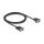 Delock Seriell Kabel RS-232 D-Sub9 Buchse zu D-Sub9 Buchse Stromanschluss an Pin 9 2 m