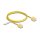 Delock RJ45 Netzwerkkabel Cat.6 UTP Ultra Slim 1 m gelb mit kurzen Steckern