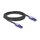 Delock RJ45 Netzwerkkabel Cat.6 UTP mit 180° winkelbaren Steckern schwarz 2 m