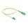 Delock Kabel Lichtwellenleiter LC-APC zu SC-APC Simplex Singlemode OS2 0,5 m