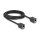 Delock Netzwerk Verlängerungskabel Kupplung RJ45 Buchse zu RJ45 Buchse Cat.6A S/FTP 3 m schwarz