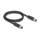 Delock M12 Kabel L-kodiert 4 Pin Stecker zu Stecker PUR schleppkettentauglich 3 m schwarz