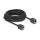 Delock Netzwerk Verlängerungskabel Kupplung RJ45 Buchse zu RJ45 Buchse Cat.6A S/FTP 7,5 m schwarz