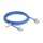 Delock RJ45 Netzwerkkabel Cat.6 UTP Ultra Slim 3 m blau mit kurzen Steckern