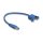 Delock USB 5 Gbps Kabel Typ-A Stecker zu USB 5 Gbps Typ-A Buchse zum Einbau 25 cm