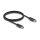 Delock USB 5 Gbps Kabel Typ-A Stecker zu Typ-A Stecker mit Schraubenabstand 19 mm 1 m schwarz