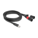 Delock Adapterkabel RJ45 Stecker zu 2 x XLR 3 Pin Stecker...