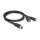 Delock M12 Kabel A-kodiert 8 Pin Buchse zu 2 x USB 2.0 Typ-A Buchse 1 m schwarz