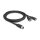 Delock M12 Kabel A-kodiert 8 Pin Buchse zu 2 x USB 2.0 Typ-A Buchse 2 m schwarz
