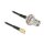 Delock Antennenkabel TNC Buchse zu SMB Stecker RG-174 20 cm