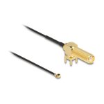 Delock Antennenkabel SMA 90° PCB Buchse zum Einbau zu...