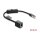 Delock RJ45 Kabel Stecker zu Buchse mit Schalter Cat.6 F/UTP 0,3 m - Netzwerkschaltung schwarz