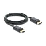 Koaxiales DisplayPort Kabel 8K 60 Hz mit Geflechtmantel 1 m