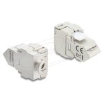 Keystone Modul RJ45 Buchse zu LSA Cat.6A 45°...