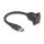 Delock D-Typ USB 5 Gbps Kabel Typ-A Stecker zu Typ-A Buchse schwarz 20 cm