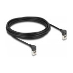 Delock RJ45 Netzwerkkabel Cat.6A S/FTP Slim 90° oben...