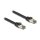 Delock RJ45 Netzwerkkabel Cat.6A U/FTP ultra flexibel mit innerem Metallmantel 1 m schwarz