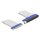 Delock Riser Karte PCI Express x8 Stecker zu x16 Slot mit Kabel 20 cm