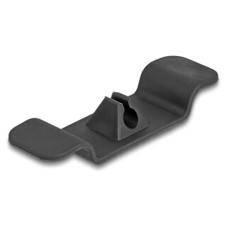 Kabelhalter Clip selbstklebend Set 3 Stück schwarz