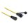 LWL Kabel LC Duplex zu LC Duplex mit Verschlusskappe Singlemode IP68 staub- und wasserdicht 1 m
