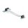 Delock Riser Karte PCI Express x1 > x1 mit flexiblem Kabel 13 cm links gerichtet