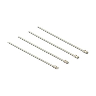 Delock Edelstahlkabelbinder L 200 x B 4,6 mm 20 Stück